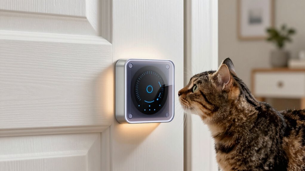 secure microchip cat door