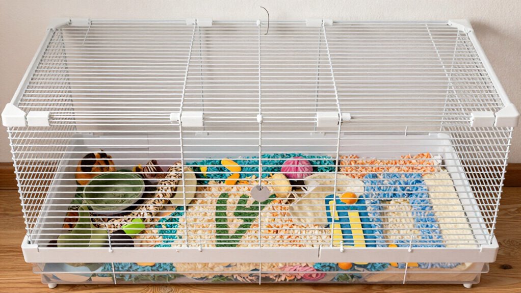 secure safe cage setup