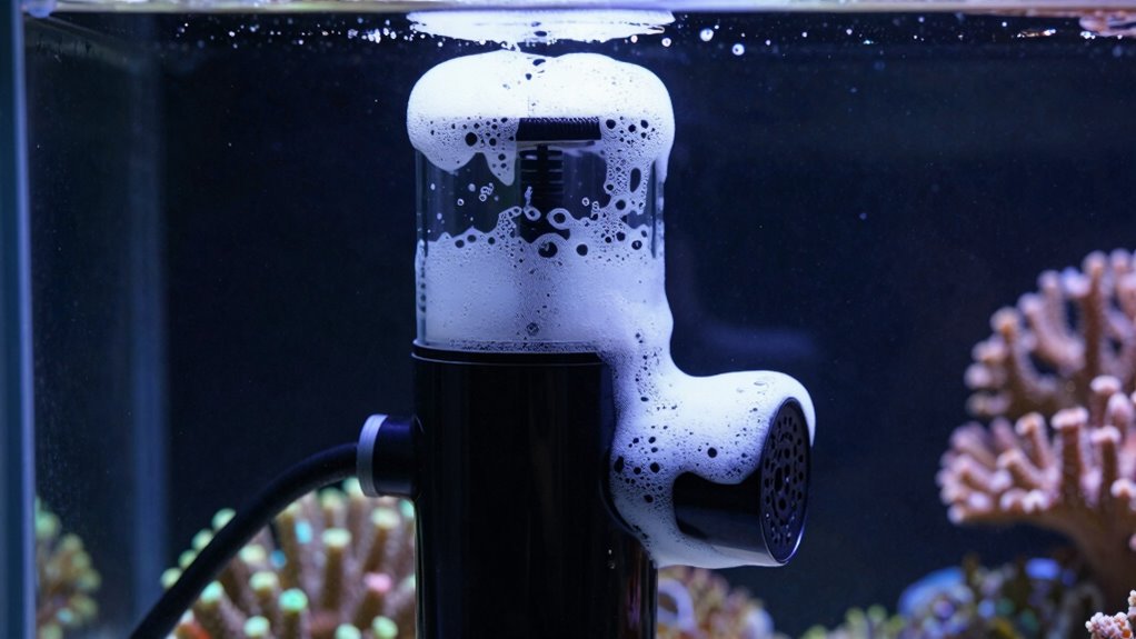 skimming foam removes impurities