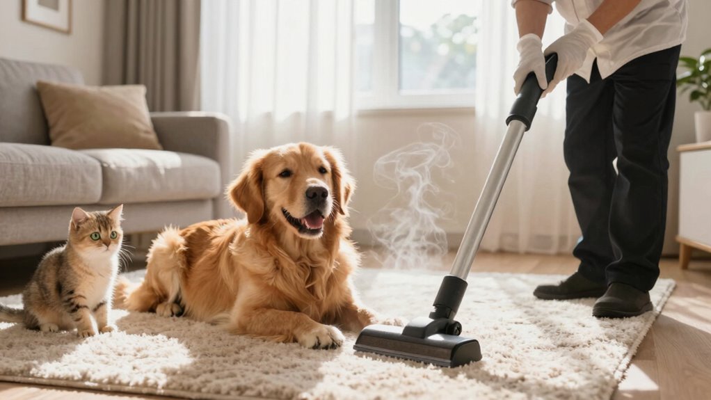 steam cleaning benefits pets