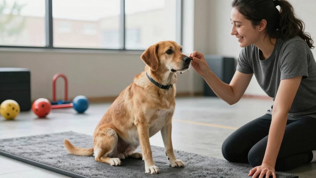 teach dog cooperative handling