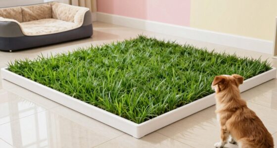 teaching dogs to use grass