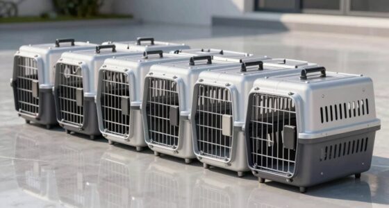 top aluminum vehicle dog crates