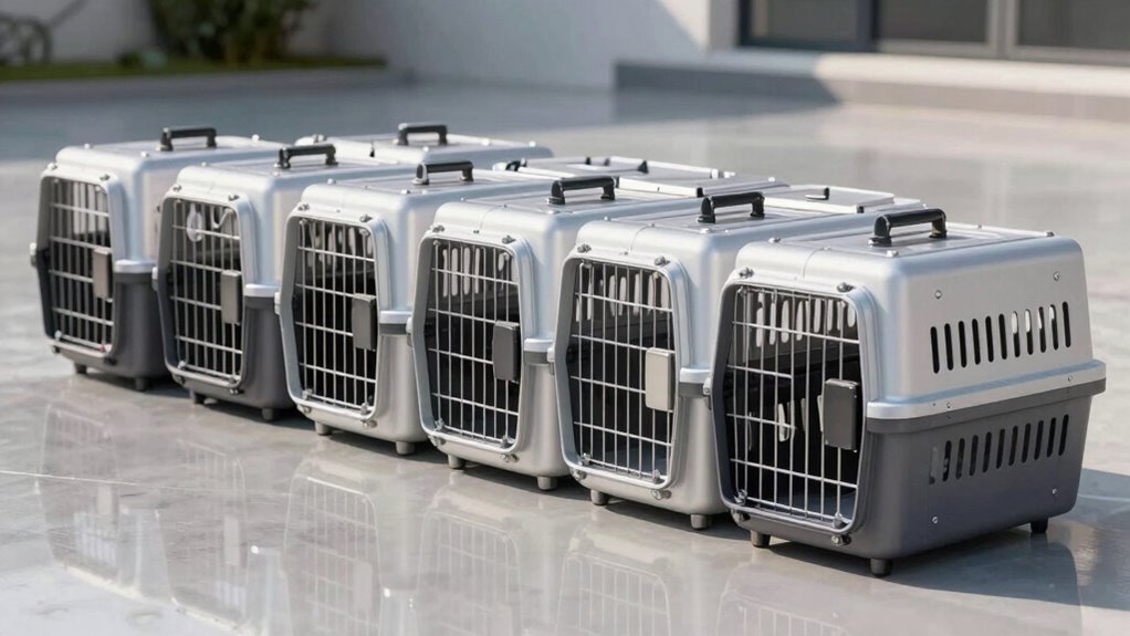 top aluminum vehicle dog crates