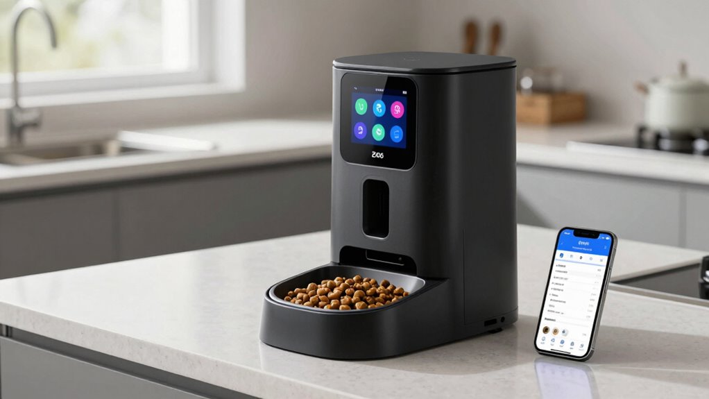 top app controlled cat feeders