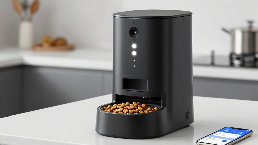 top camera pet feeders