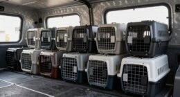 top cargo area dog crates