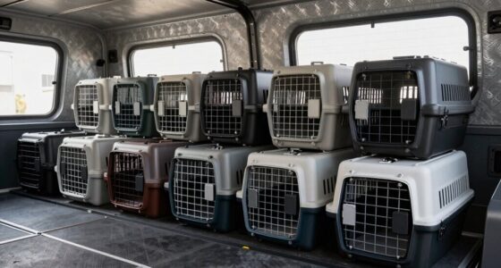 top cargo area dog crates