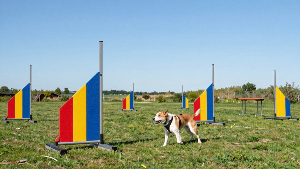 top dogwalk and a frame trainers