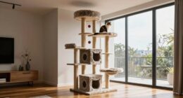 top floor to ceiling cat trees