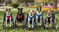 top front leg dog wheelchairs