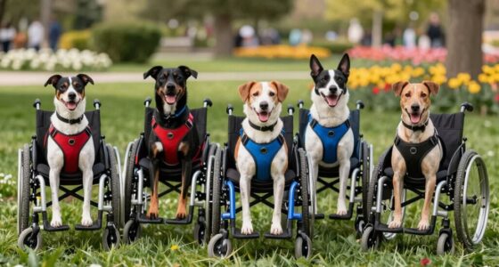 top front leg dog wheelchairs