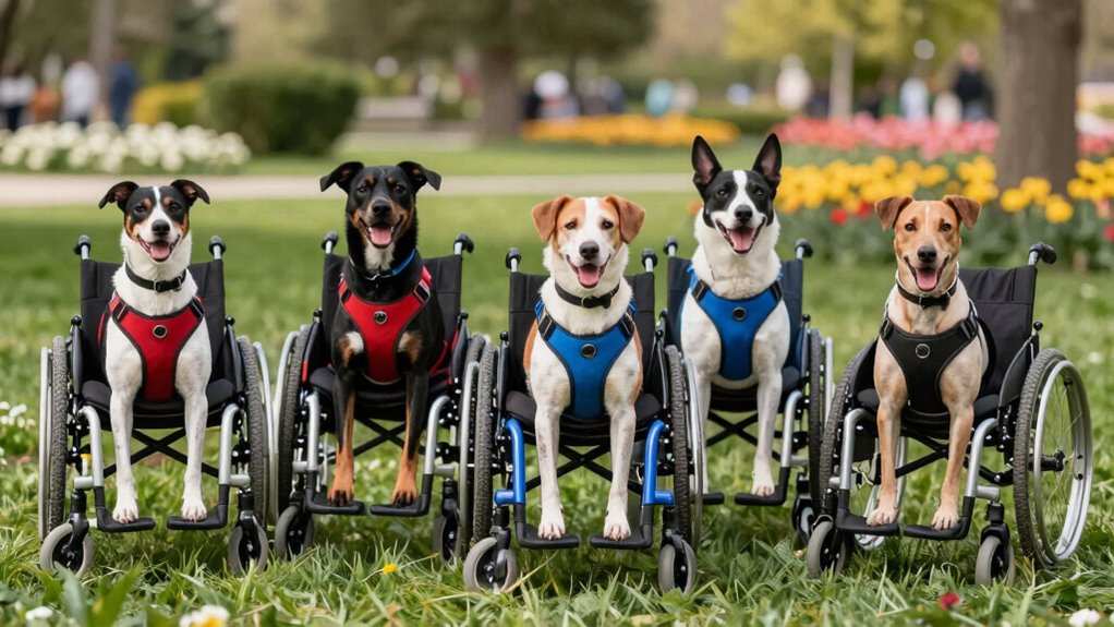top front leg dog wheelchairs