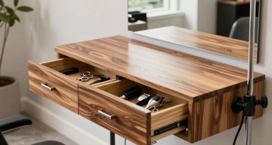 top grooming tables with storage