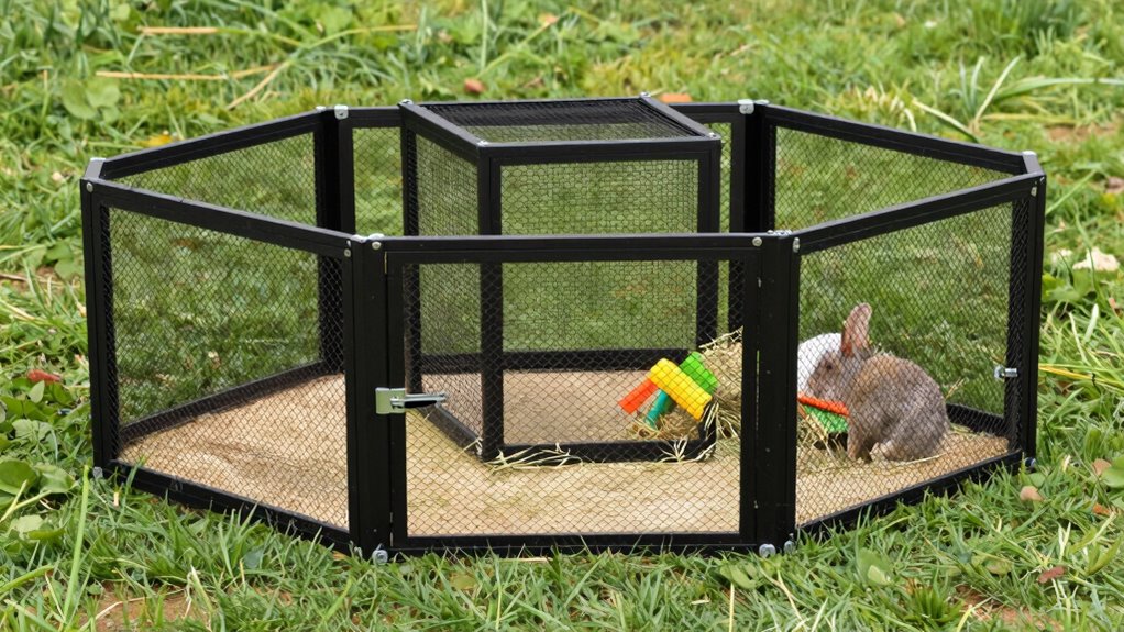 top heavy duty rabbit enclosures