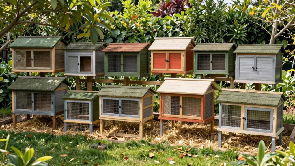 top large weatherproof rabbit hutches