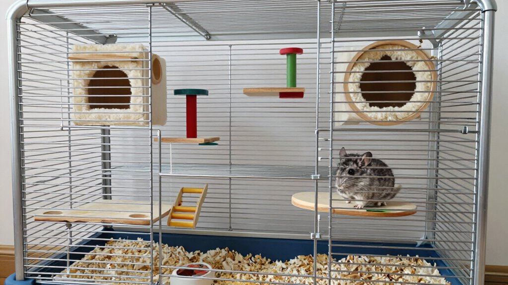 top metal shelves cages