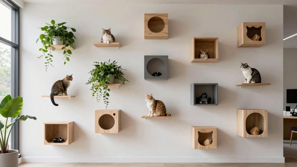 top modern cat shelves