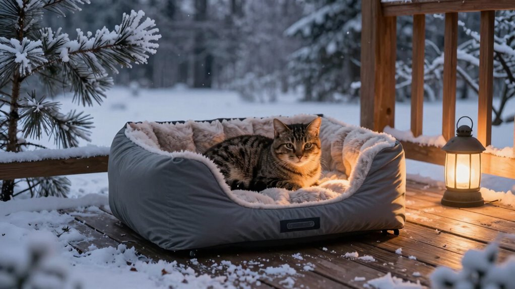 top outdoor heated cat beds