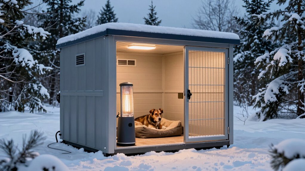 top outdoor kennel heaters
