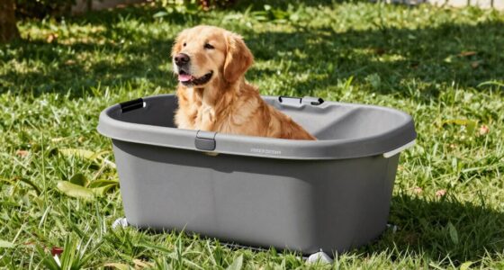 top portable dog tubs