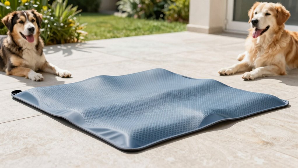 top pressure activated cooling mats