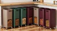 top rolling food storage bins