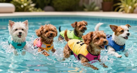 top small dog swim vests