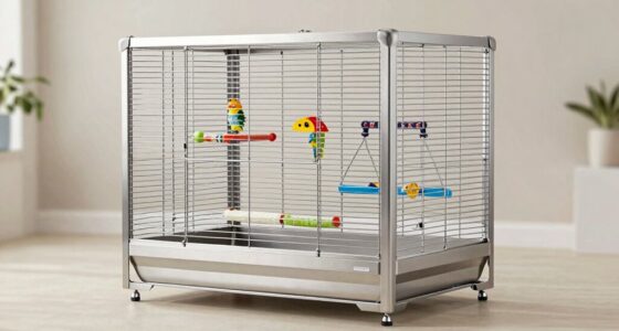 top stainless steel parrot cages