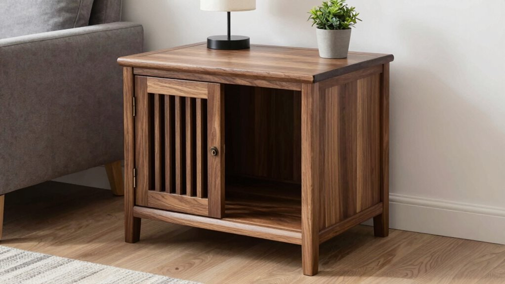 top wooden dog crate tables