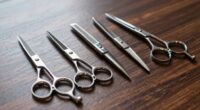 types safety grooming scissors