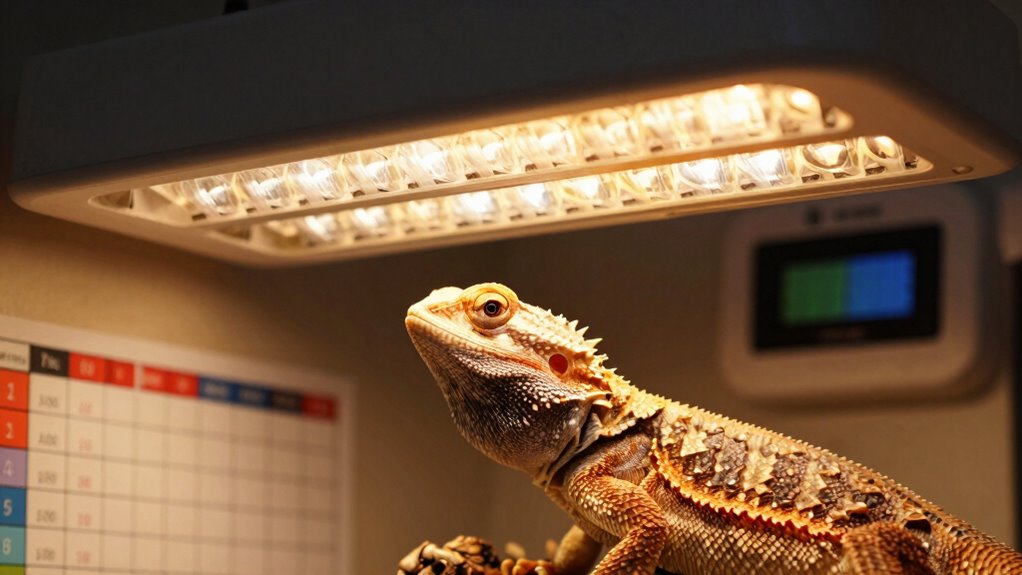 uvb light maintenance schedule