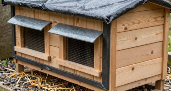 weatherproof rabbit hutch design