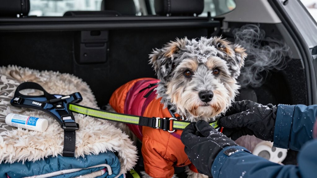 winter pet travel safety