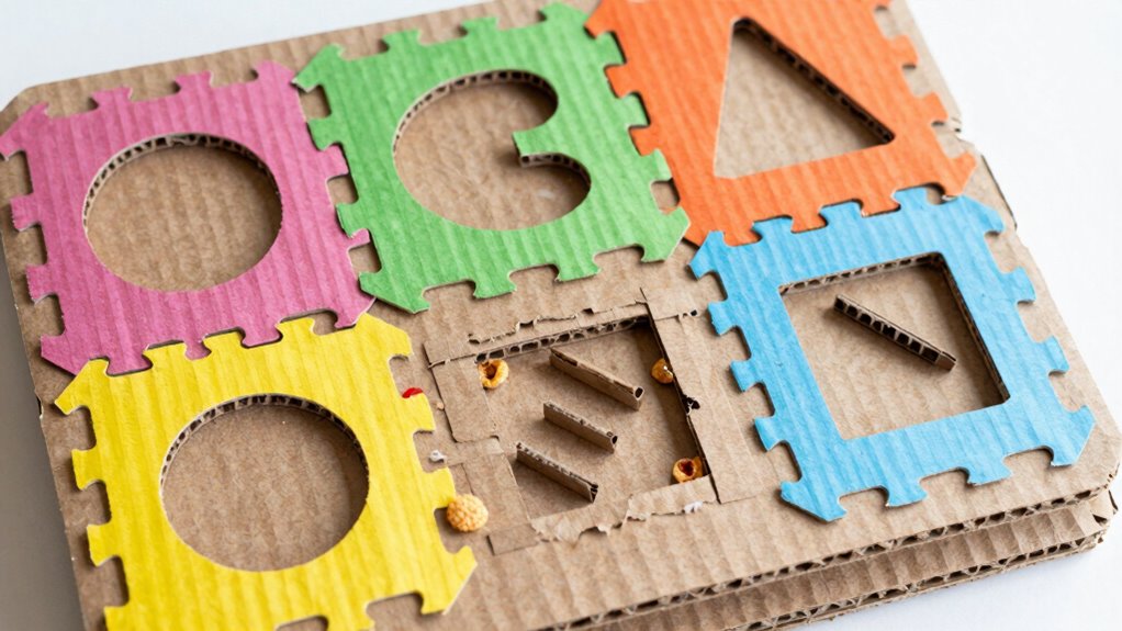 zero cost cardboard puzzle designs