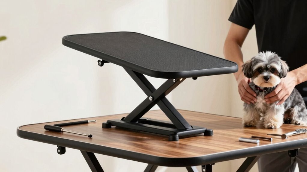 adjustable safe grooming tables