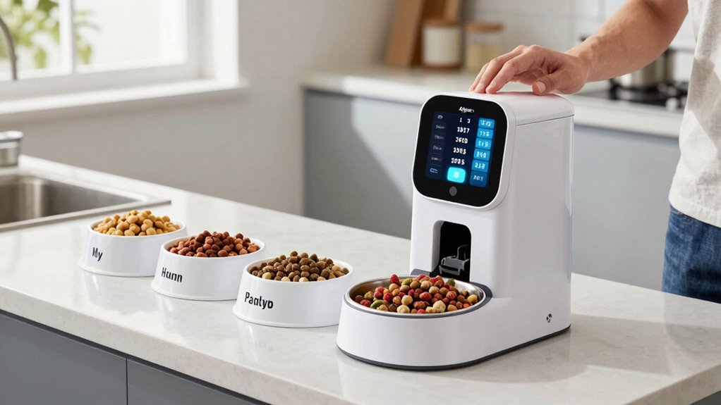 automated pet feeding routines
