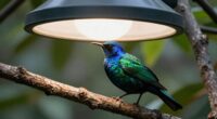bird lighting distance timing