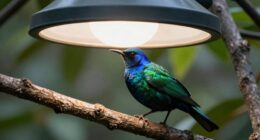 bird lighting distance timing