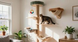 build a cat climbing wall