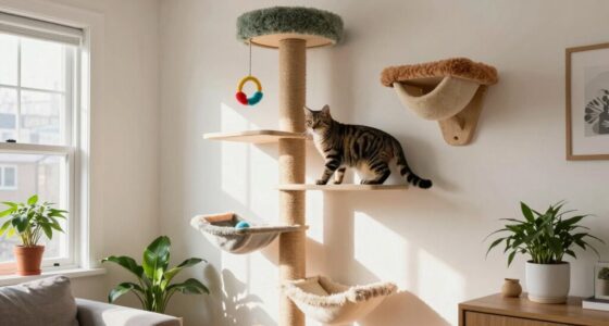 build a cat climbing wall