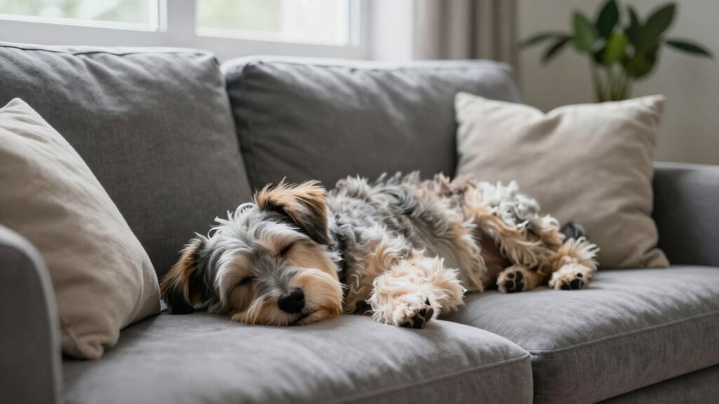 calm balanced dog behavior