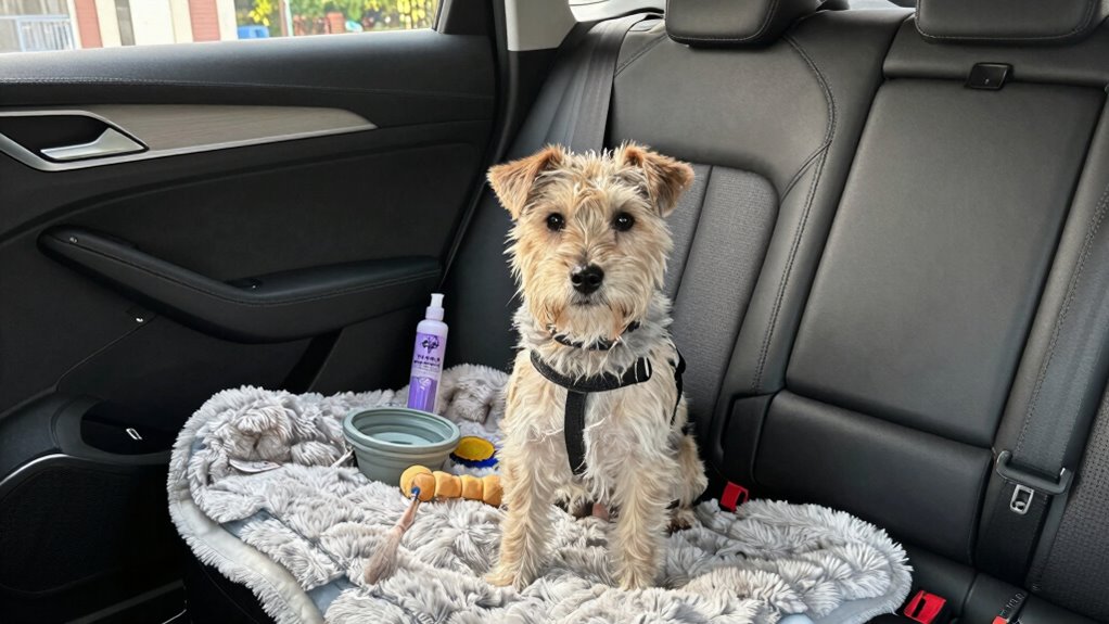 calm car travel routine