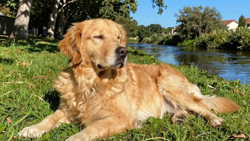 calm controlled dog outings