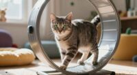 cats that use exercise wheels