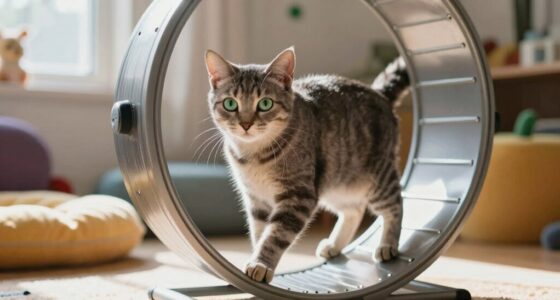 cats that use exercise wheels