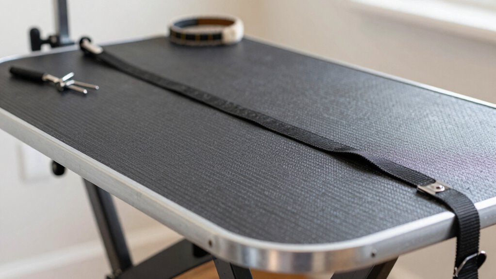check grooming table stability