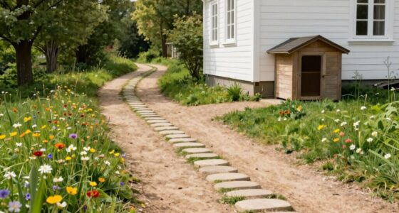 constructing a clean walkway