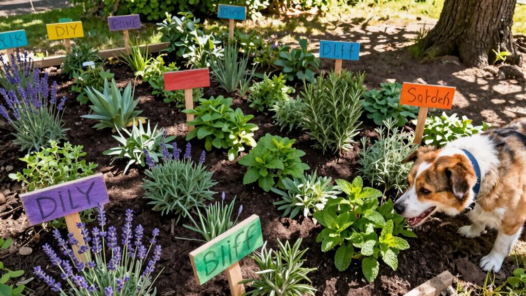 create a diy dog garden