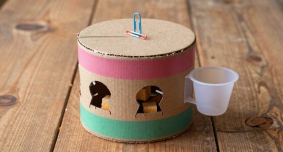 create a rotating enrichment box